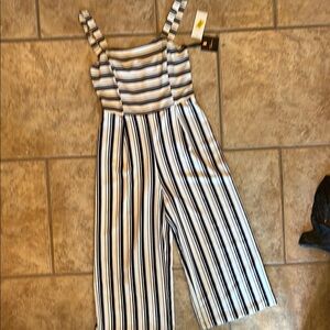 Takara Jumpsuit White & Navy